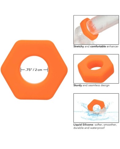 CALEXOTICS - ALPHA BAGUE PROLONG SEXAGON ORANGE