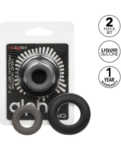 CALEXOTICS - ALPHA PROLONG LOT DE 2 BAGUE GRIS
