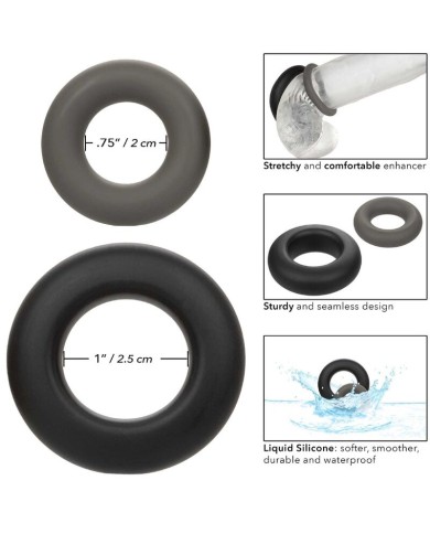 CALEXOTICS - ALPHA PROLONG LOT DE 2 BAGUE GRIS