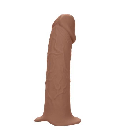 CALEXOTICS - EXTENSION PERFORMANCE MAXX RÉALISTE AVEC HARNAIS PEAU MARRON