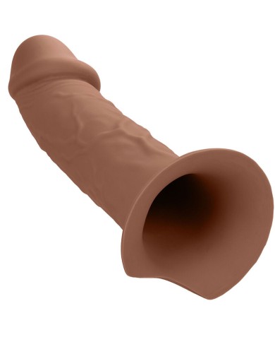 CALEXOTICS - EXTENSION PERFORMANCE MAXX RÉALISTE AVEC HARNAIS PEAU MARRON
