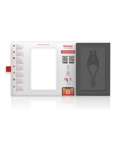 ONINDER - ANNEAU VIBRATEUR RÉGLABLE RECHARGEABLE PAMPA AVEC STIMULATEUR DE CLITORIS 10 VITESSES - APPLICATION GRATUITE