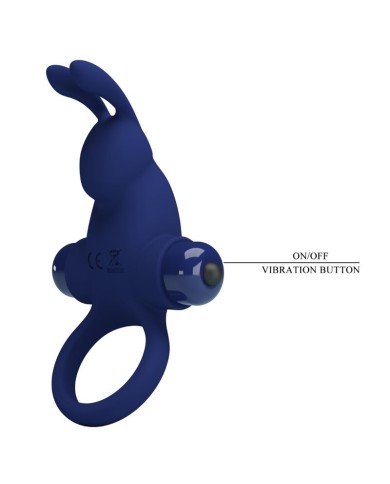 PRETTY LOVE - JIRO BAGUE LAPIN AVEC VIBRATION BLEU