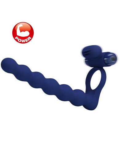 PRETTY LOVE - AJMAL ANNEAU VIBRANT AVEC PLUG BLEU