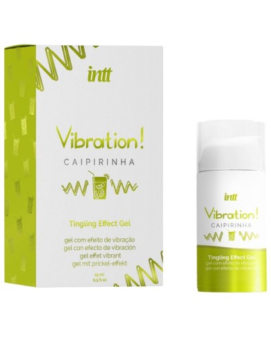 INTT - GEL VIBRATEUR LIQUIDE CAIPIRINHA PUISSANT STIMULANT INTIME 15 ML