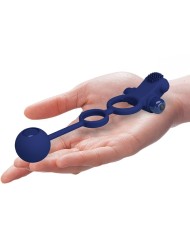 PRETTY LOVE - REMINGTON DOUBLE ANNEAU VIBRANT AVEC PLUG BLEU