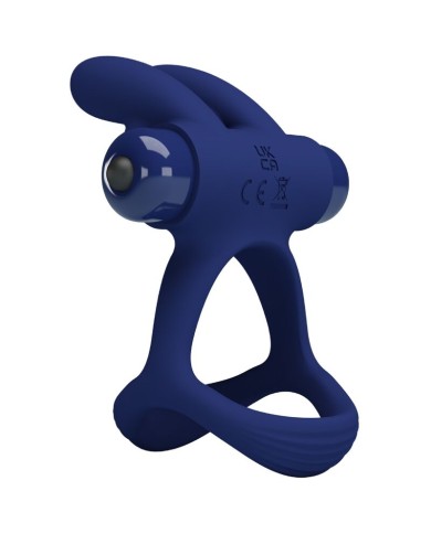 PRETTY LOVE - FRANCISCO DOUBLE ANNEAU VIBRANT LAPIN BLEU