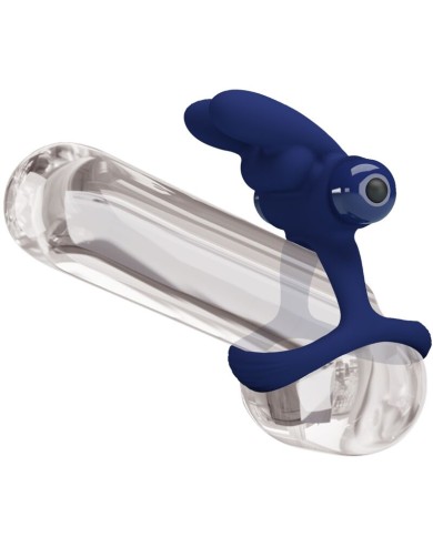 PRETTY LOVE - FRANCISCO DOUBLE ANNEAU VIBRANT LAPIN BLEU