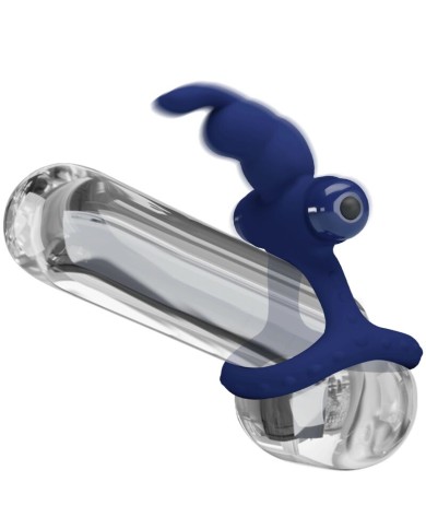 PRETTY LOVE - LUCHITO DOUBLE ANNEAU VIBRANT LAPIN BLEU