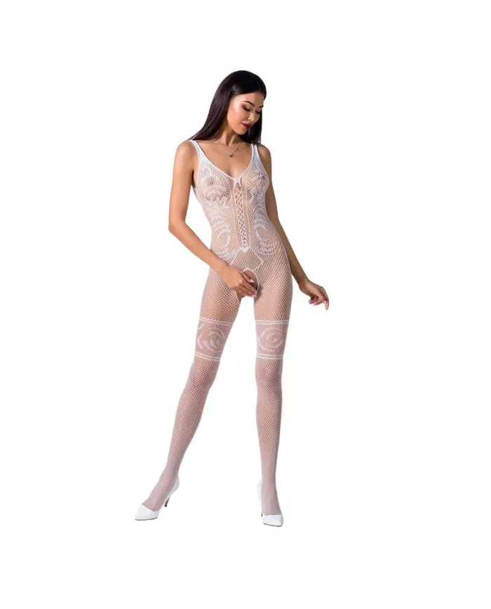 PASSION - FEMME BS069 BODYSTOCKING BLANC TAILLE UNIQUE PASSION - FEMME BS069 BODYSTOCKING BLANC TAILLE UNIQUE