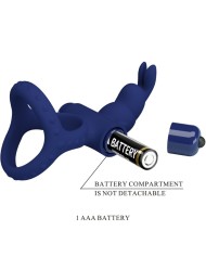 PRETTY LOVE - LUCHITO DOUBLE ANNEAU VIBRANT LAPIN BLEU