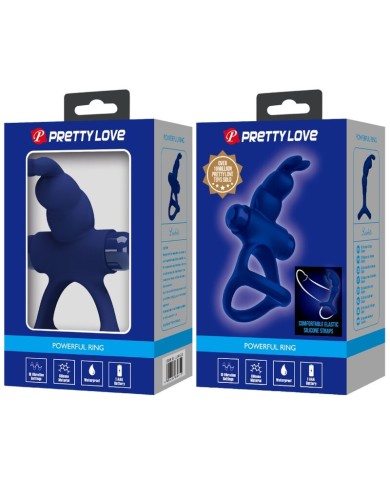 PRETTY LOVE - LUCHITO DOUBLE ANNEAU VIBRANT LAPIN BLEU