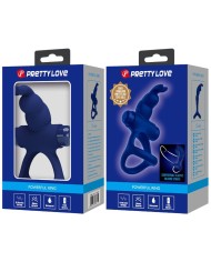 PRETTY LOVE - LUCHITO DOUBLE ANNEAU VIBRANT LAPIN BLEU