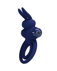 PRETTY LOVE - DAREY DOUBLE ANNEAU VIBRANT LAPIN BLEU