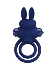 PRETTY LOVE - DAREY DOUBLE ANNEAU VIBRANT LAPIN BLEU