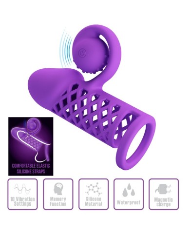 ROMANCE - HARDEN MANCHE PROLONGÉE POURPRE