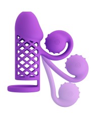 ROMANCE - HARDEN MANCHE PROLONGÉE POURPRE