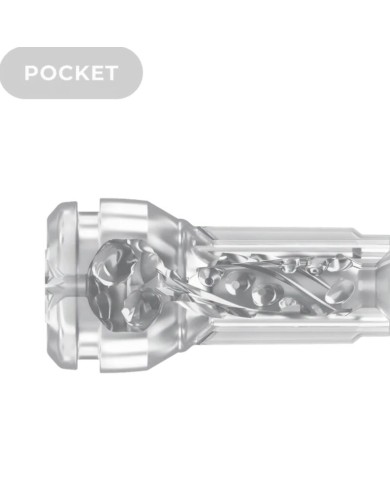 KIIROO - FEEL POCKET STROKER CRISTAL PAR KIIROO TRANSPARENT