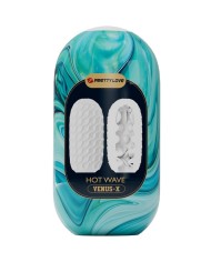 PRETTY LOVE - MASTURBATEUR POUR HOMME EN SILICONE HOT WAVE BLANC