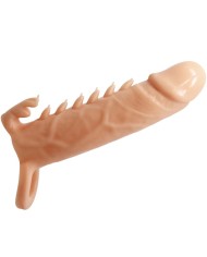 PRETTY LOVE - EMMIT MANCHON POUR PÉNIS + STIMULATEUR DE CLITORIS CHAIR