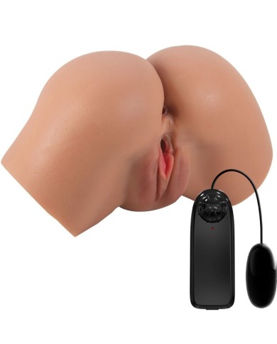 CRAZY BULL - HAILEY VIBRATEUR FESSIER AVEC CONTRÔLE RÉALISTE DU VAGIN ET DE L'ANUS À TÉLÉCOMMANDE