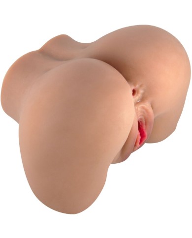 CRAZY BULL - MILA VIBRATEUR FESSIER AVEC CONTRÔLE RÉALISTE DU VAGIN ET DE L'ANUS À TÉLÉCOMMANDE