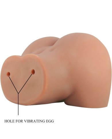 CRAZY BULL - MILA VIBRATEUR FESSIER AVEC CONTRÔLE RÉALISTE DU VAGIN ET DE L'ANUS À TÉLÉCOMMANDE