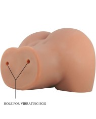 CRAZY BULL - MILA VIBRATEUR FESSIER AVEC CONTRÔLE RÉALISTE DU VAGIN ET DE L'ANUS À TÉLÉCOMMANDE