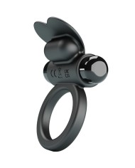 PRETTY LOVE - BAGUE VIBRANTE DEBONAIRE LAPIN 10 VIBRATIONS NOIRE