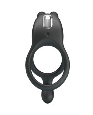 PRETTY LOVE - SETH DOUBLE ANNEAU VIBRANT LAPIN 7 VIBRATIONS NOIR