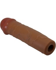PRETTY LOVE - MANCHON DE PÉNIS NILE AVEC EXTENSION DE 2,5 CM MULÂTRE