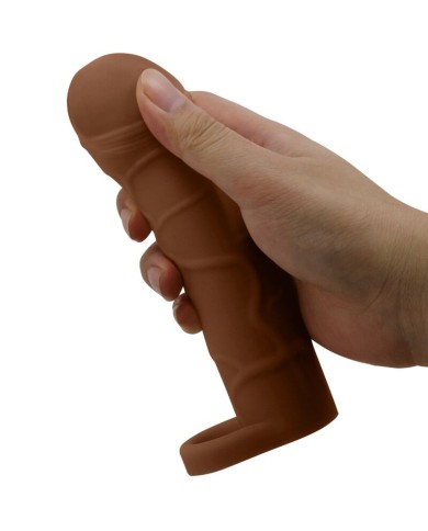 PRETTY LOVE - MANCHON DE PÉNIS POUR OIGNON AVEC EXTENSION DE 2,5 CM MULATTO