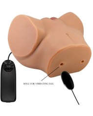 CRAZY BULL - VIBRATEUR EMILIA ASS AVEC VAGIN RÉALISTE ET CHAIR D'ANUS TÉLÉCOMMANDE
