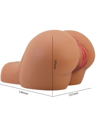 CRAZY BULL - VIBRATEUR KYLIE ASS AVEC TÉLÉCOMMANDE RÉALISTE VAGIN ET ANUS