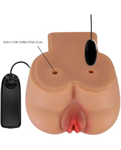 CRAZY BULL - VIBRATEUR KYLIE ASS AVEC TÉLÉCOMMANDE RÉALISTE VAGIN ET ANUS