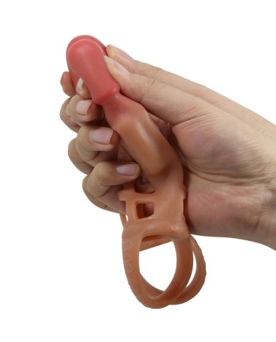 PRETTY LOVE - MANCHON PÉNIS VIBRANT PRESTON 18 CM