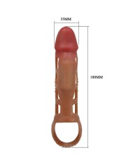 PRETTY LOVE - MANCHON PÉNIS VIBRANT PRESTON 18 CM