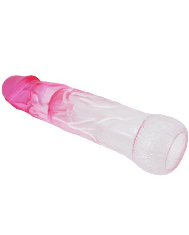 PRETTY LOVE - GAINE D'AGRANDISSEMENT RÉALISTE NERON 6 CM POUR PÉNIS ROSE