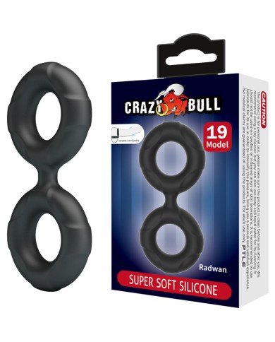 CRAZY BULL - RADWAN DOUBLE BAGUE EN SILICONE MODÈLE 19