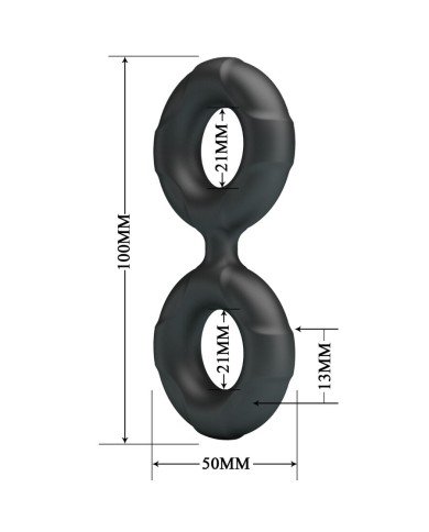 CRAZY BULL - RADWAN DOUBLE BAGUE EN SILICONE MODÈLE 19
