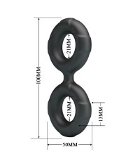 CRAZY BULL - RADWAN DOUBLE BAGUE EN SILICONE MODÈLE 19