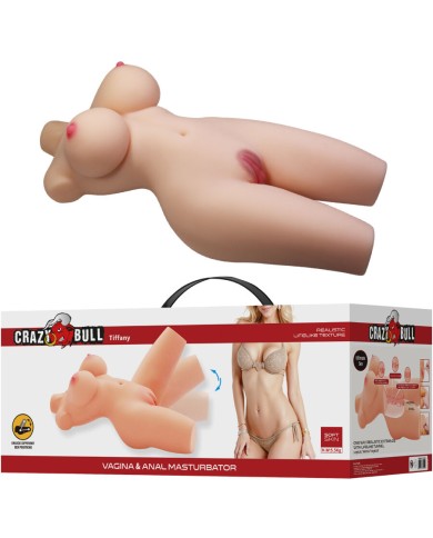 CRAZY BULL - TORSE FÉMININ RÉALISTE TIFFANY VAGIN ET ANAL 5,5 KG