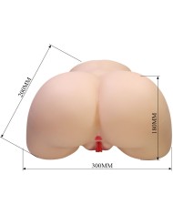 CRAZY BULL - OLIVIA FESSES FÉMININES RÉALISTES VAGIN ET ANAL 5,5 KG