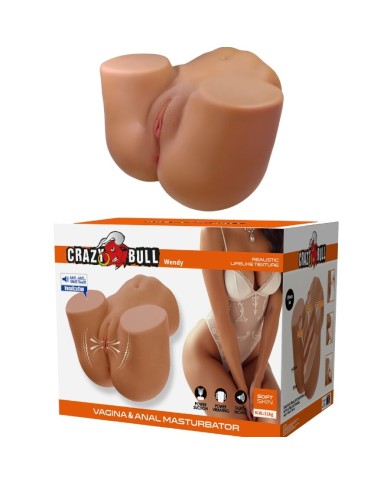 CRAZY BULL - WENDY VIBRATEUR ET SUÇON FÉMININ RÉALISTE AVEC SON 11 KG