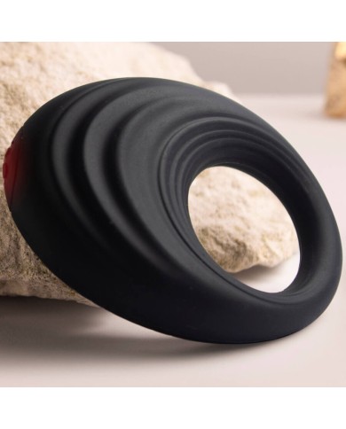 ROCKS-OFF - ANNEAU PÉNIS VIBRANT SPIRE BLACK