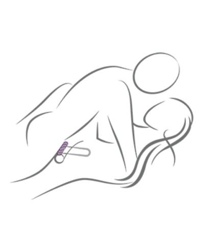 ROCKS-OFF - ANNEAU DE MASTURBATION EN SILICONE NOIR TWIST