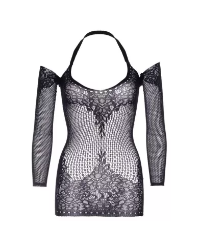 LEG AVENUE - TWIST HALTER DENTELLE MINI ROBE TAILLE UNIQUE LEG AVENUE - TWIST HALTER DENTELLE MINI ROBE TAILLE UNIQUE