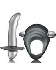 CLIMAXIMUM - KIT ENTICE ANNEAU PÉNITENTIAIRE + VIBRATEUR PROSTATIQUE DÉBUTANTS