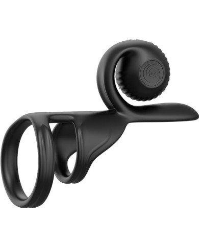 SNAIL VIBE - JOVI BAGUE POUR COUPLES TÉLÉCOMMANDE NOIRE