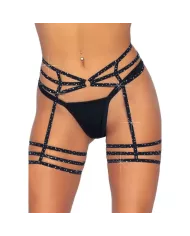 LEG AVENUE - PORTE-JARRETELLES EN STRASS TAILLE UNIQUE